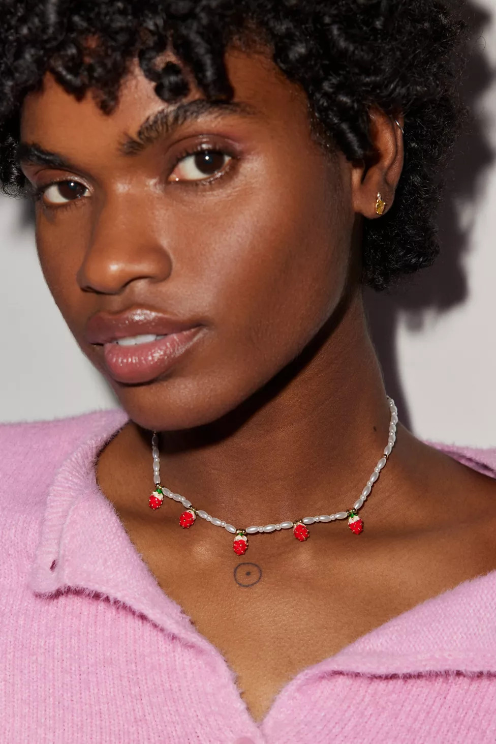 Fruit Pearl Charm Necklace | Urban Outfitters (US and RoW)