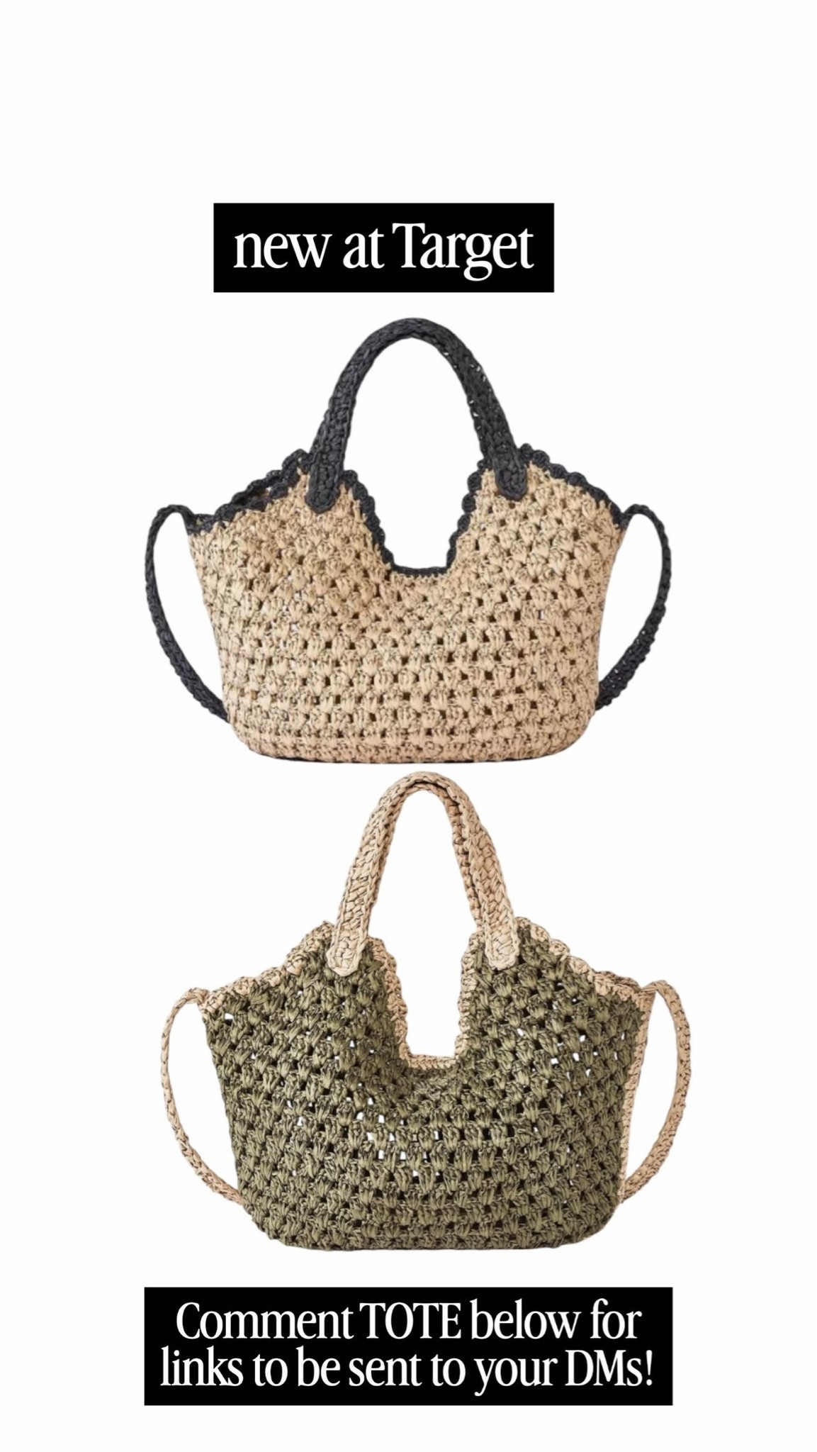 How cute are these new bags from Target! I love the scalloped detailing on these!

#LTKootd #LTKmomlife