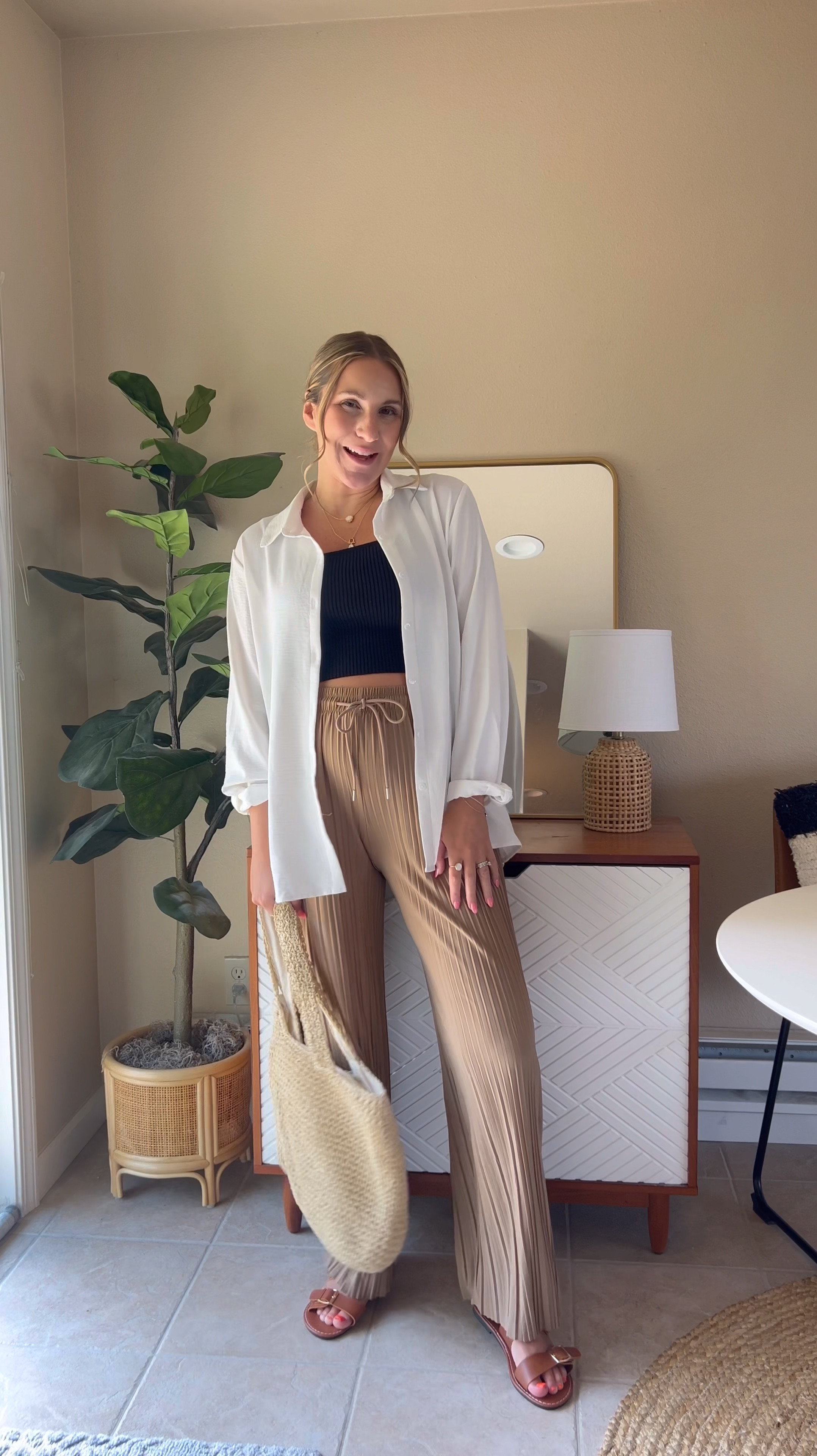 Bump friendly Amazon outfit🤰🏼 this is one of my most worn outfits and I’m so glad it works with the bump! Pants are one size, xs tank and large button down



#LTKBump