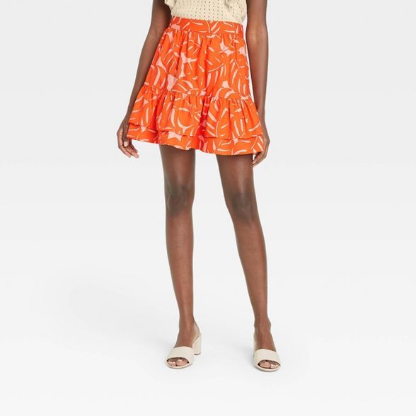 Women's Ruffle Hem Mini Skirt - Who What Wear™ | Target