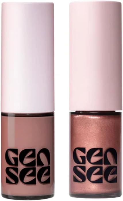 Gen See Rose Shimmer Liquid Eyeshadow Duo, Matte & Metallic Set of 2 | Amazon (US)