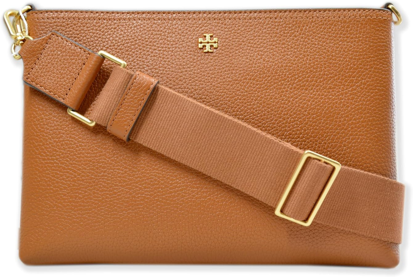 Tory Burch Womens 148314 Blake Swingpack Pebbled Leather Crossbody Shoulder Bag, | Amazon (US)