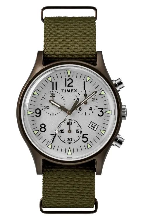 Timex® MK1 Chronograph Nylon Strap Watch | Nordstrom
