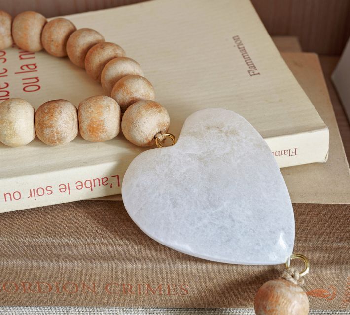 Artisan Handcrafted Beaded Rope with Heart | Pottery Barn (US)