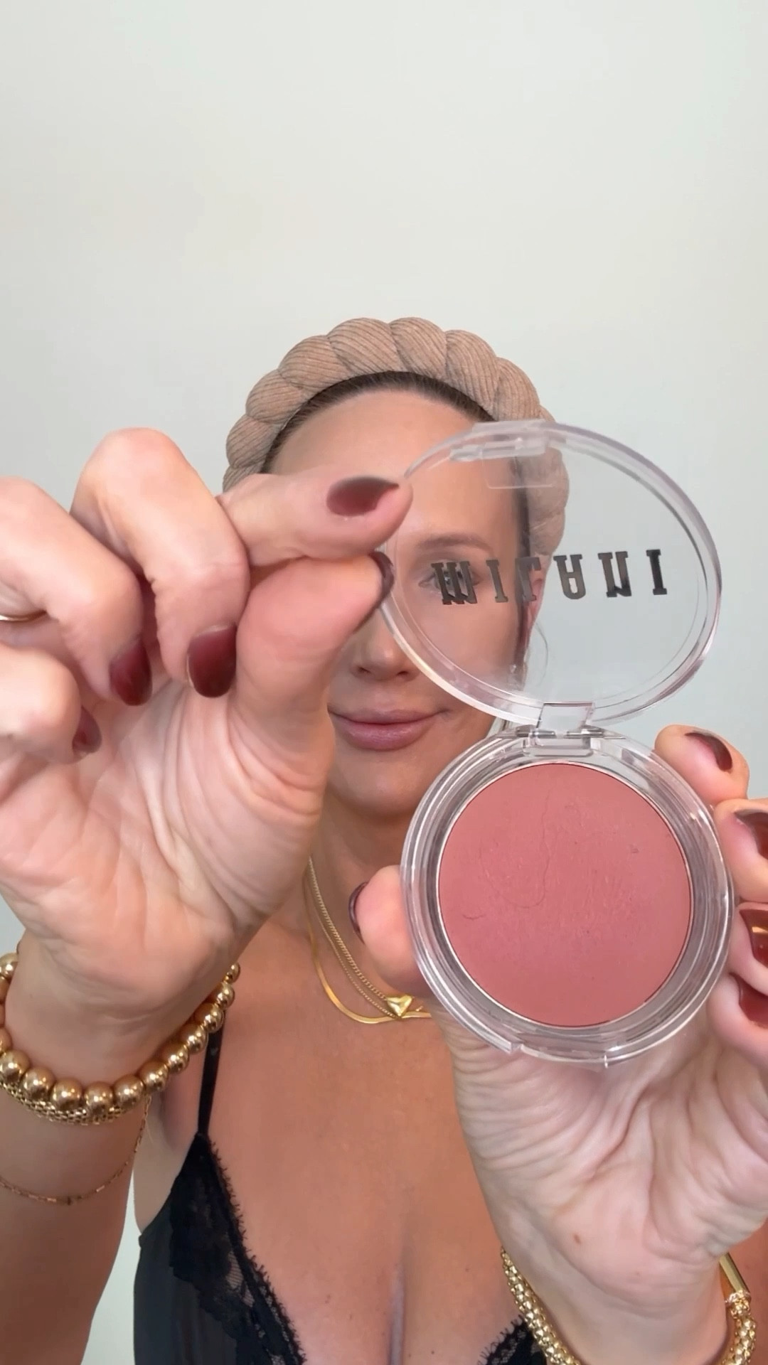 Milani Cream Blush is One of THE BEST at the drug store! ❤️  Shade Nude Kiss

#blush #creamblush #makeup #makeupover40 #makeuptips 