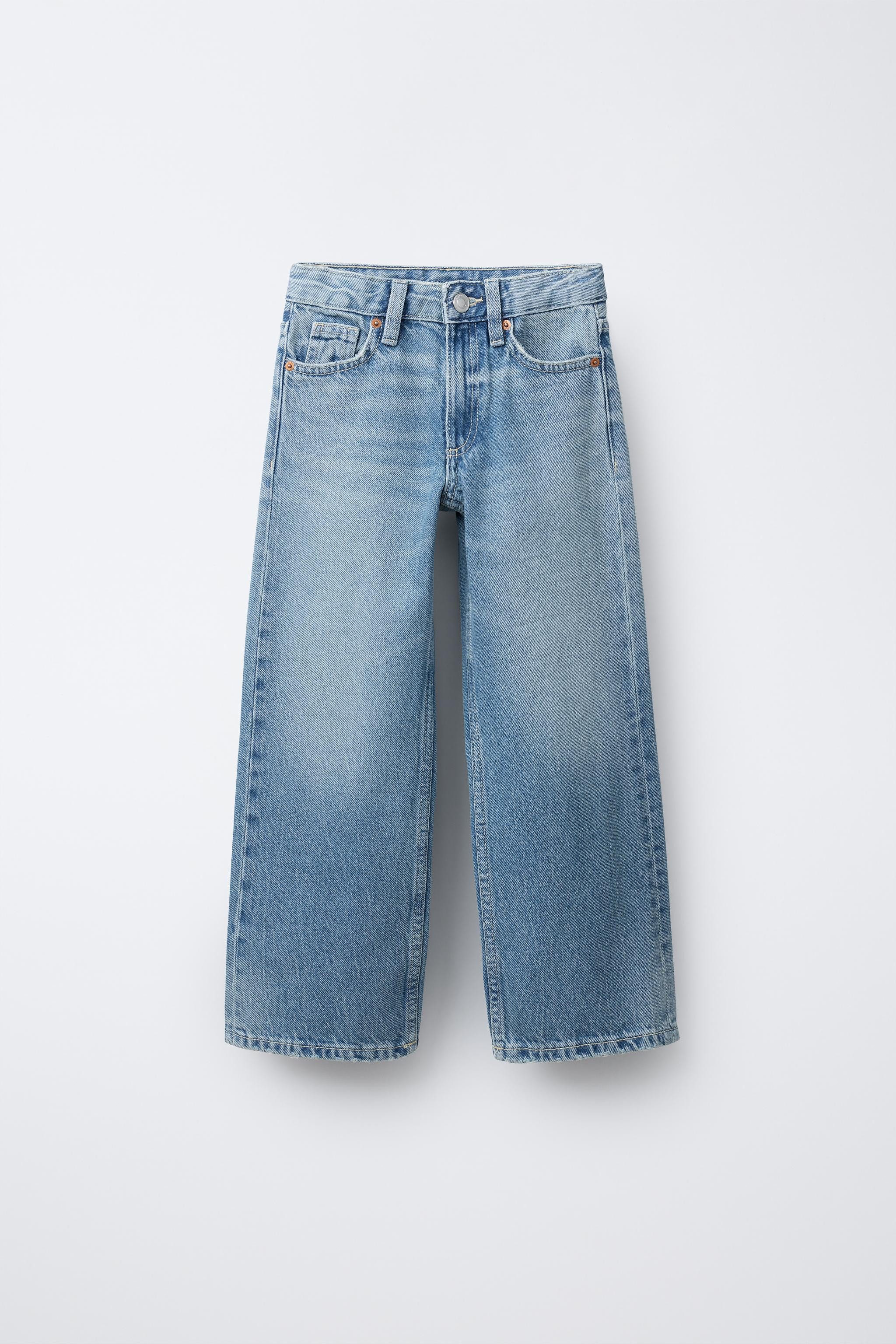 FADED WIDE-LEG JEANS | Zara UK