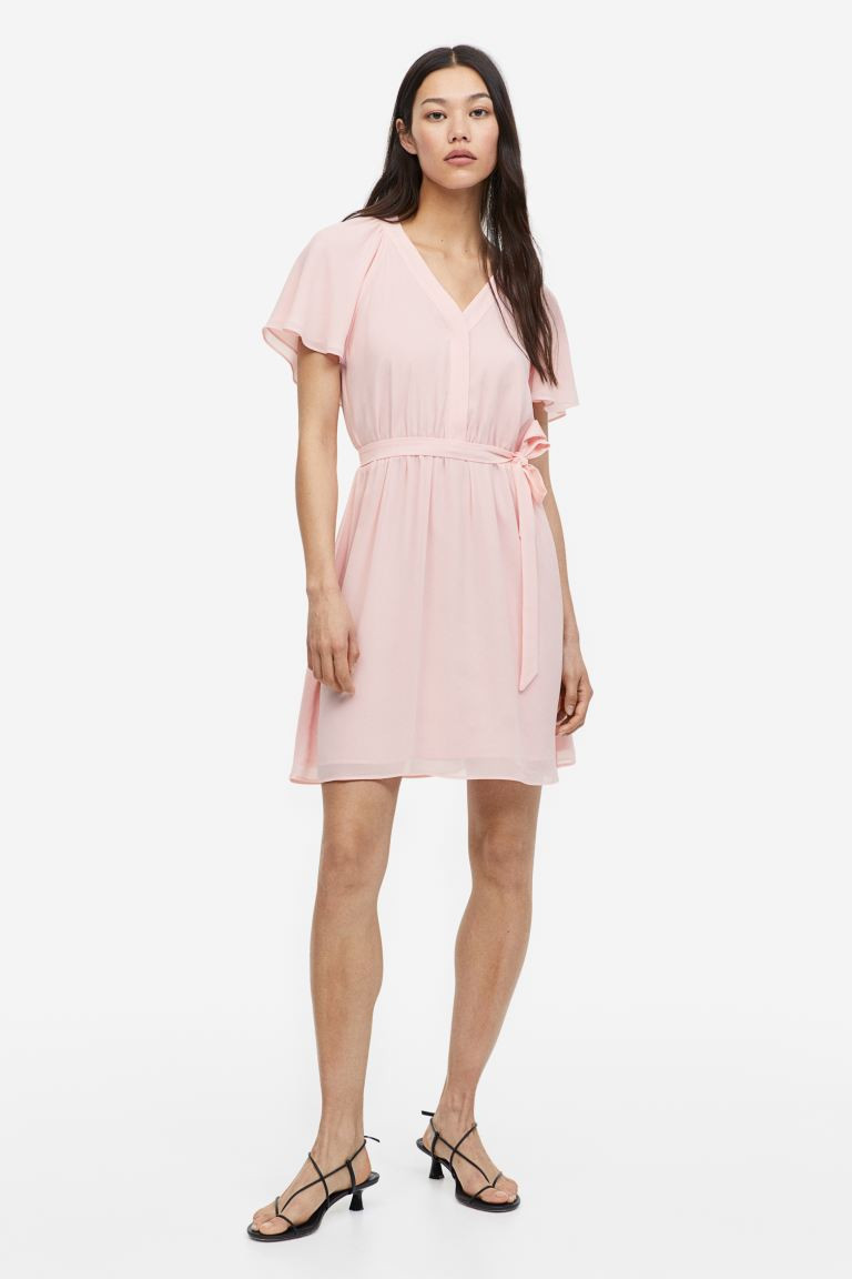 V-neck Chiffon Dress | H&M (US + CA)