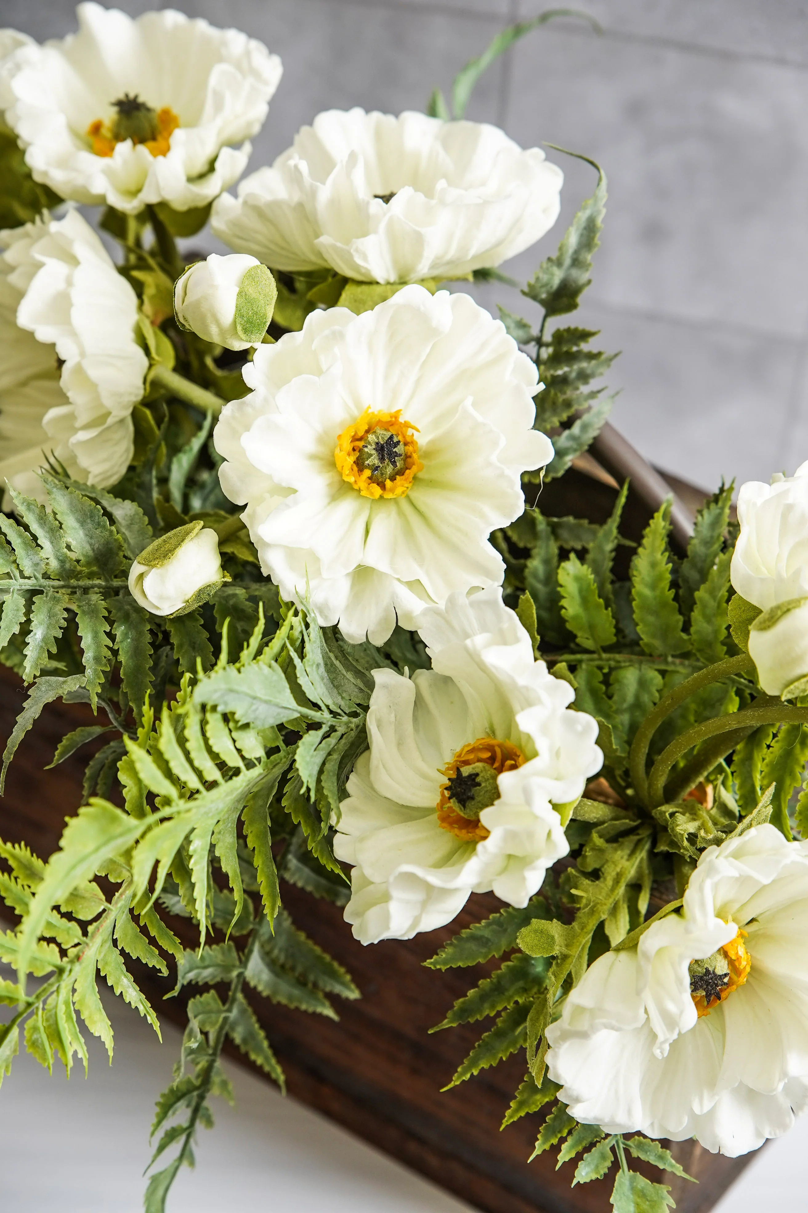 Real Touch Poppy Bundle | White | MJHome