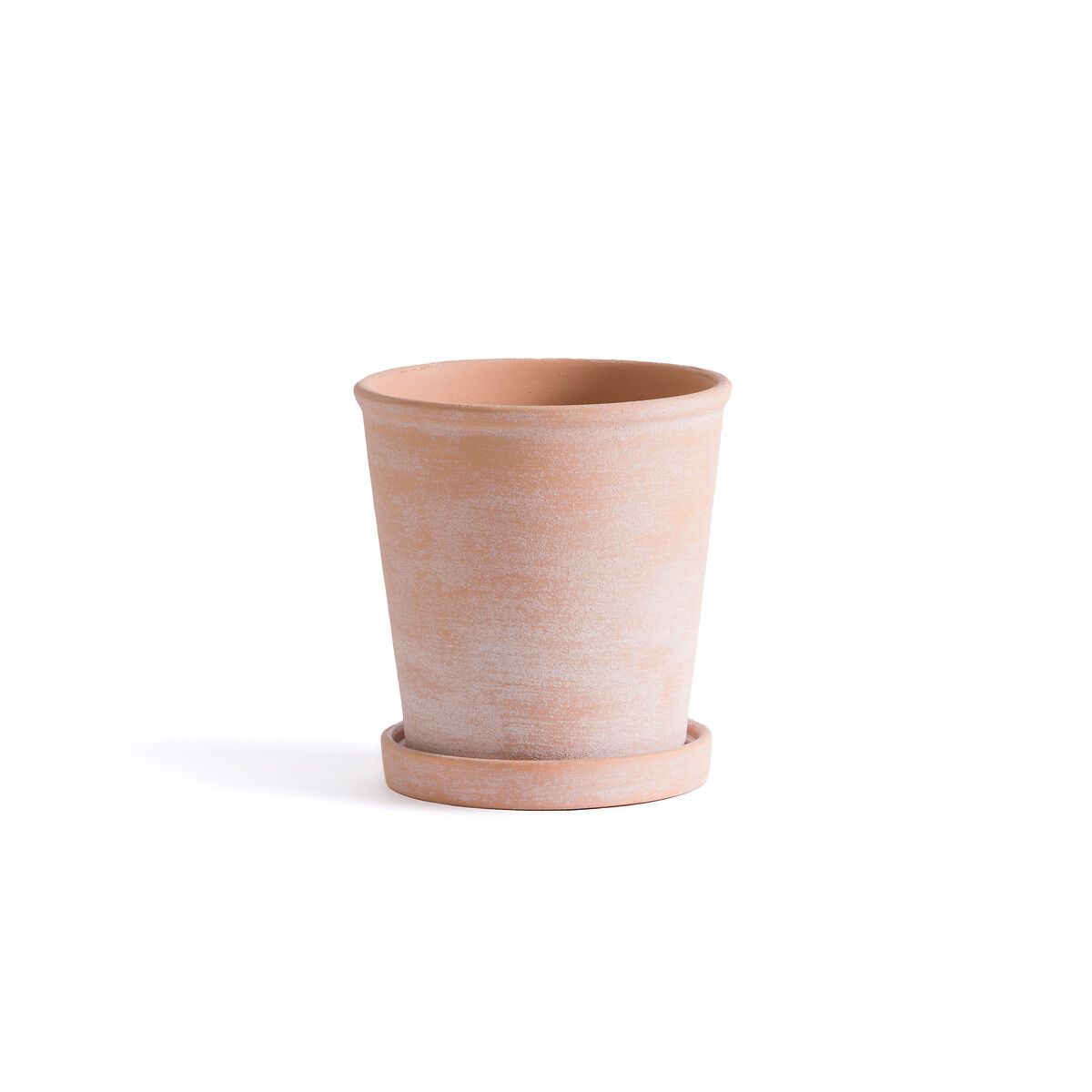 Argilo 15.5cm Diameter Ceramic Flowerpot with Saucer | La Redoute (UK)