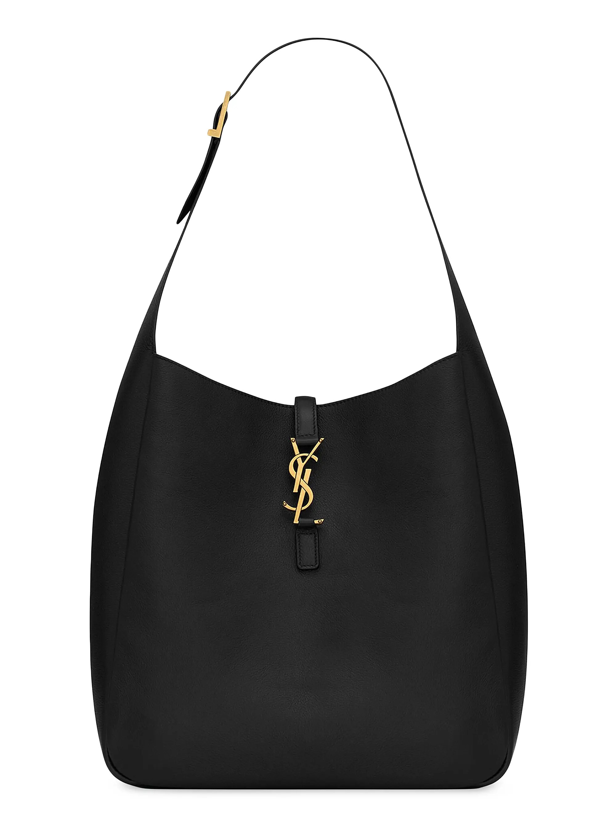 Shop Saint Laurent Le 5 &agrave; 7 Supple Large in Smooth Leather | Saks Fifth Avenue | Saks Fifth Avenue