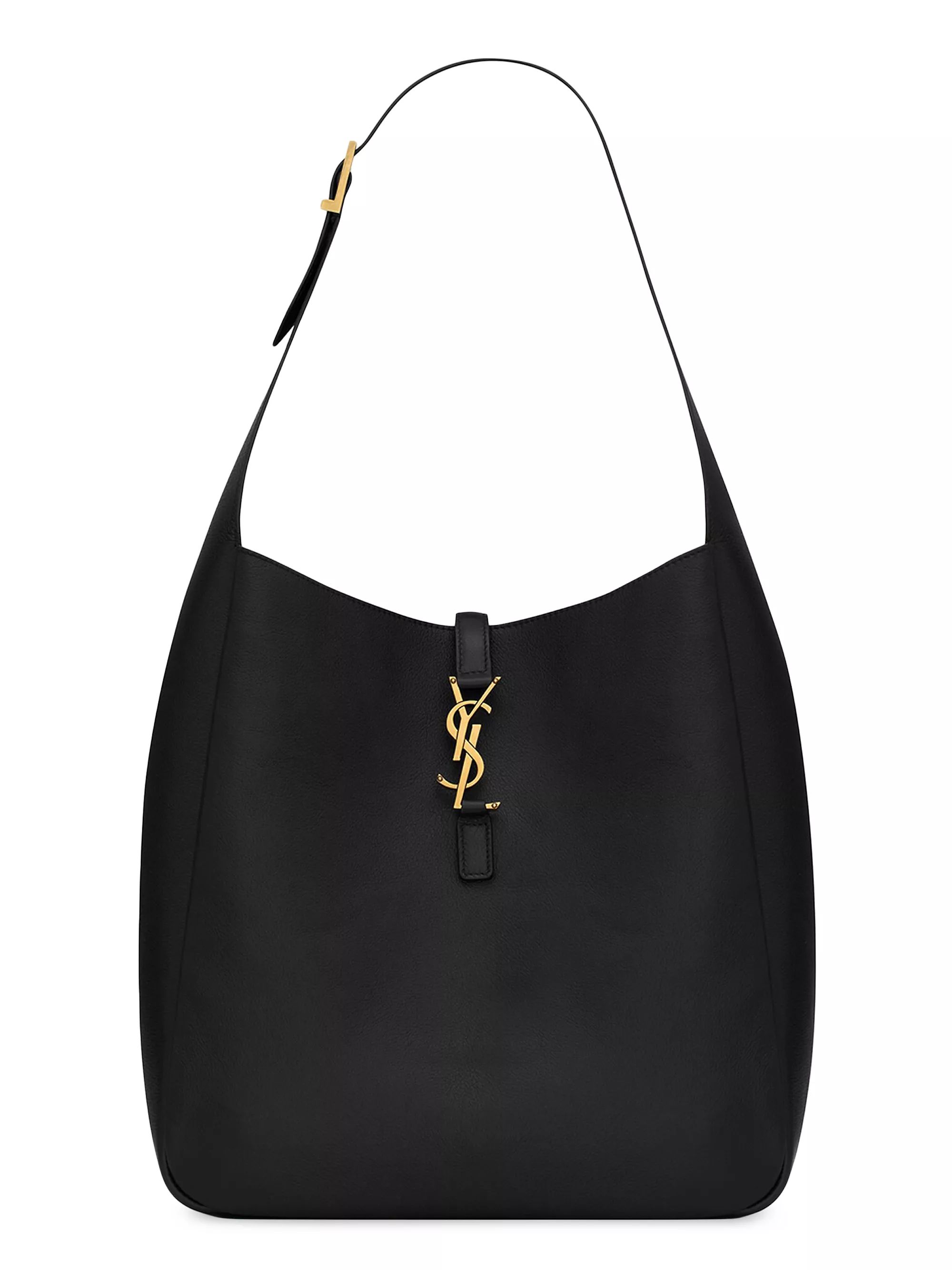 Shop Saint Laurent Le 5 &agrave; 7 Supple Large in Smooth Leather | Saks Fifth Avenue | Saks Fifth Avenue