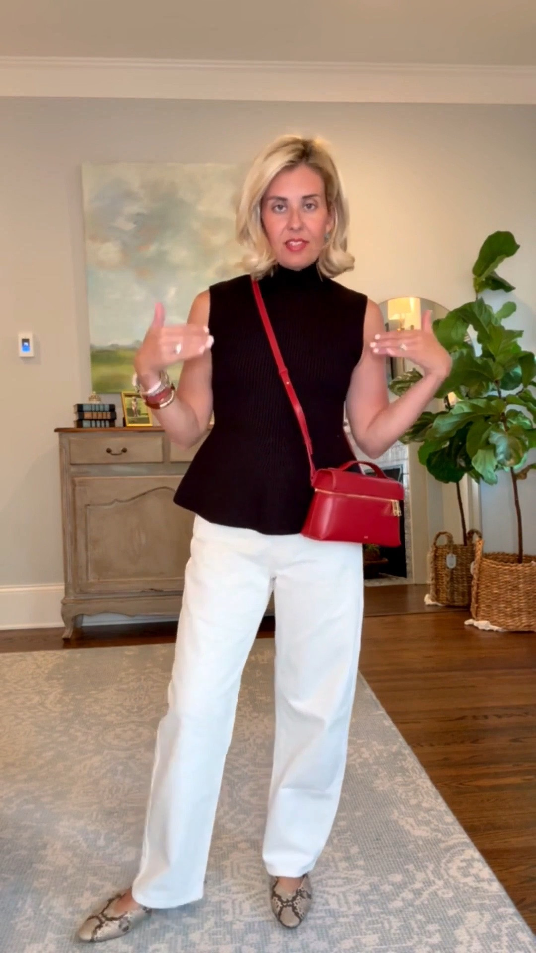 OOTD… mix and match approved!! 

Top - xs
Jeans - 25 (size down)
Shoes - 8 tts 

#LTKSeasonal #LTKstorytime #LTKOver40