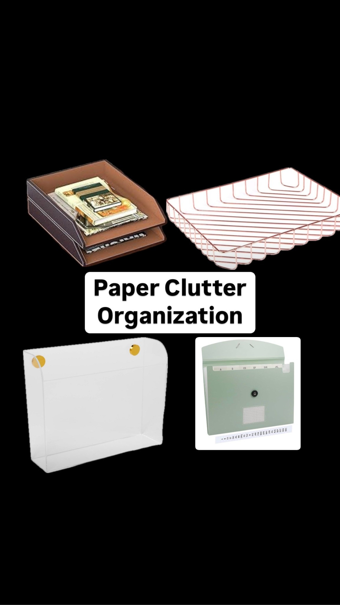 How to manage the paper clutter 
