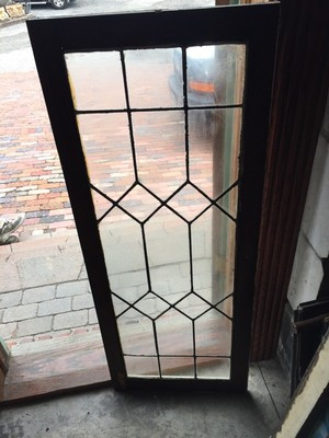 Sg 829 Antique Leaded Glass Window 20" X 50" | eBay US
