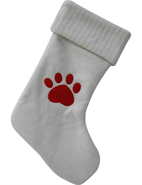 David Jones 29cm Pawesome Christmas Stocking | David Jones | David Jones (Australia & New Zealand)