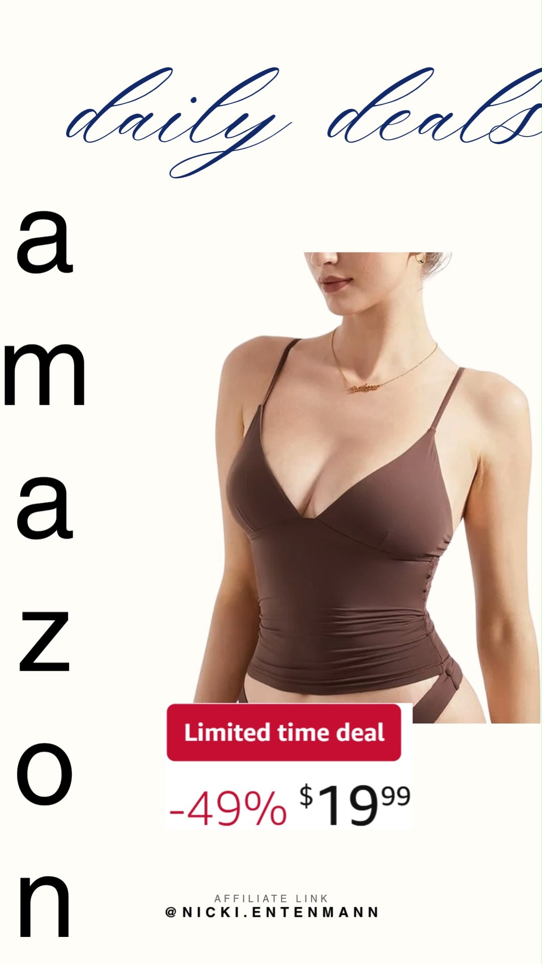 Turn heads with this deep V neck sleeveless fitted tank top that brings Y2K vibes back in style. A chic cami that pairs effortlessly with jeans or skirts for bold looks! ✨👗🔥  

#TankTop #Y2KStyle #DeepVNeck #SleevelessTop #AmazonFinds #Womenswear #OOTD #FashionTrends #CamiTop #ChicStyle 

 #LTKootd #LTKActive #LTKSaleAlert