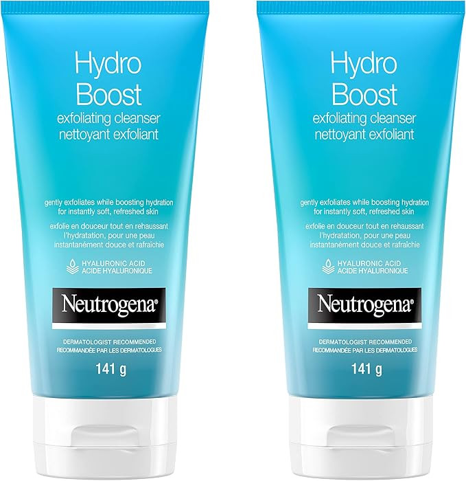 Neutrogena Hydro Boost Exfoliating Face Scrub - Hyaluronic Acid and Aha - Gel Cream Face Cleanser... | Amazon (CA)