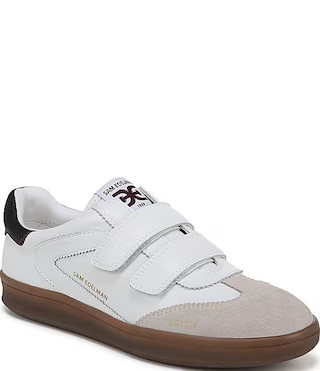 Sam EdelmanTalia Leather Suede Street Retro Dual Strap Gum Sole Sneakers | Dillard's