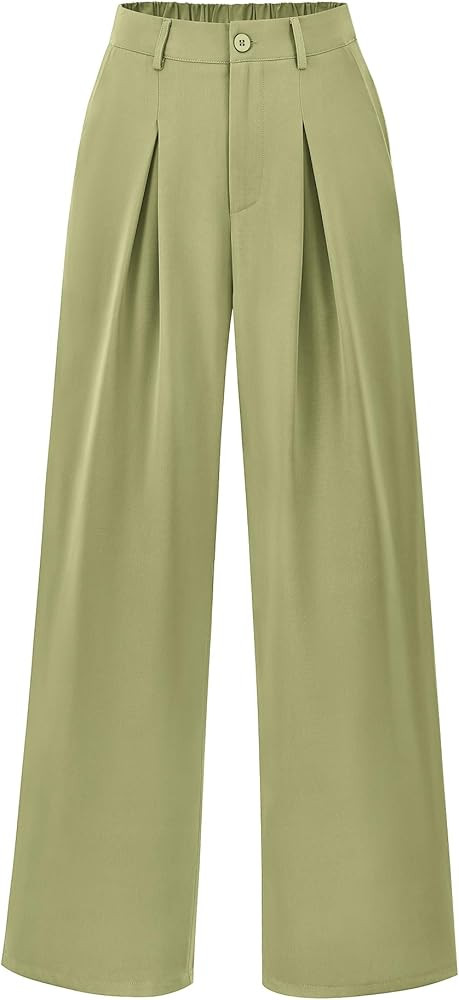 BTFBM Women High Waist Palazzo Pants Summer 2026 Casual Wide Leg Trousers Loose Work Office Busin... | Amazon (US)