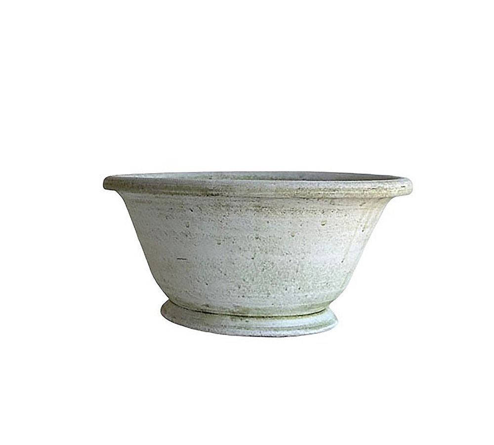 Handcrafted Sussex Low Bowl, Small, Set of 2 - Verde Blanc | Pottery Barn (US)