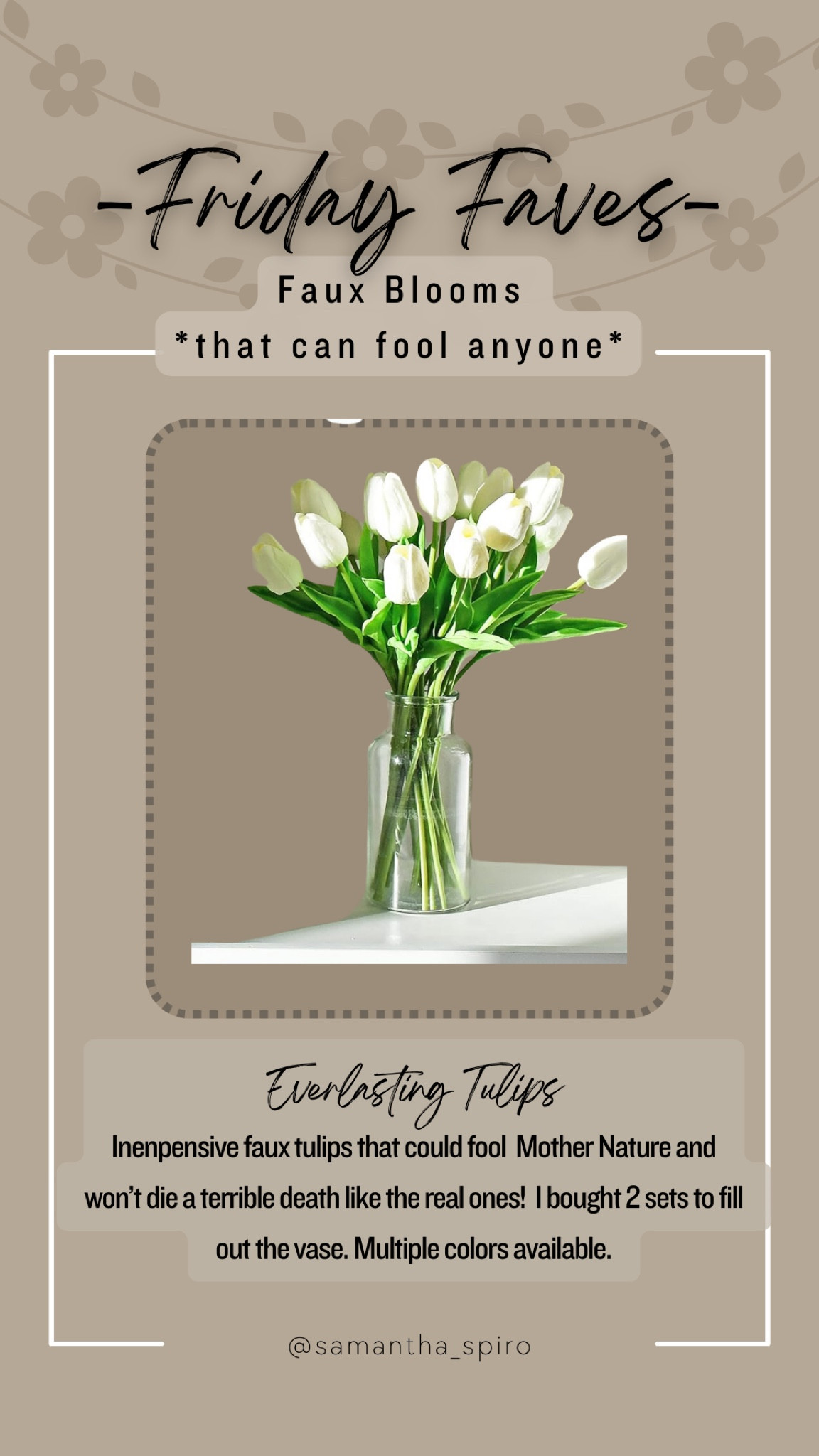 Faux flowers that look REAL! (And won’t die an ugly death). Lots of color options for SPRING 💐 

#LTKhome