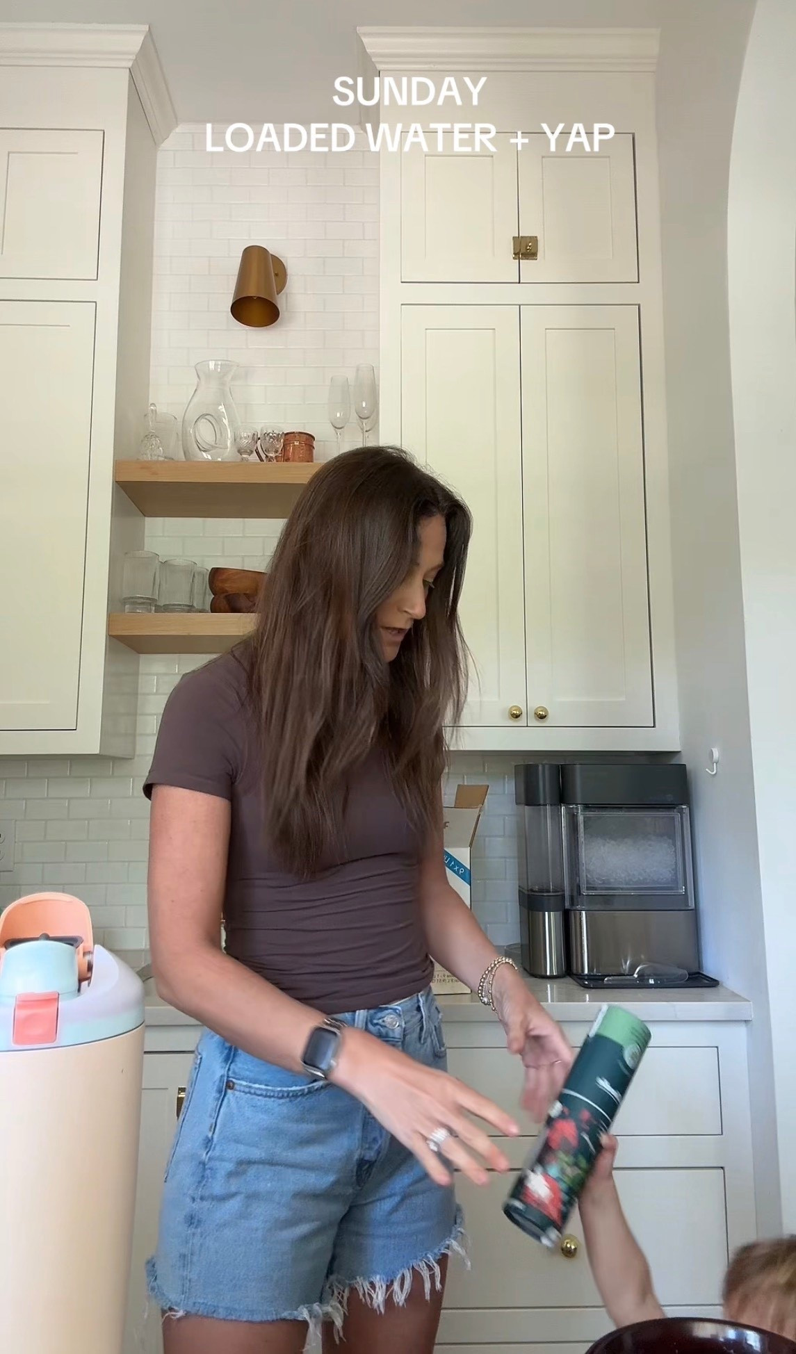 27 in shorts 
M in top

#LTKmomlife #LTKdayinmylife #LTKootd