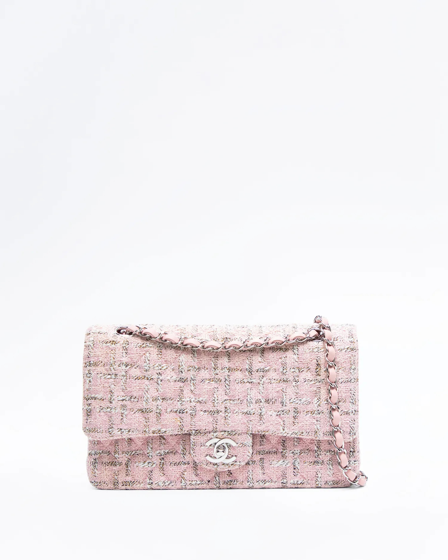 Tweed Classic Double Flap Bag | Vivrelle