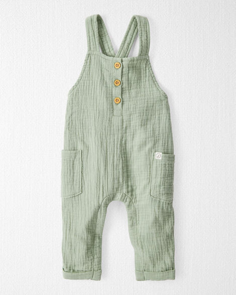Baby Organic Cotton Gauze Overalls | Carter's Inc