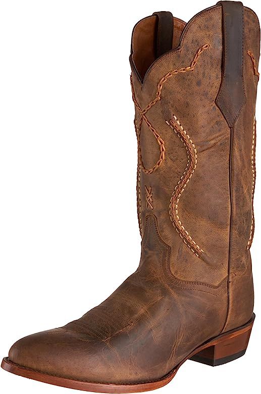 Dan Post Boots Mens Albany Round Toe Boots Mid Calf - Brown - Size 9.5 D | Amazon (US)