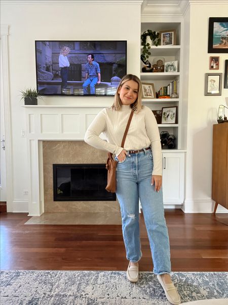 When Harry Met Sally Outfit, Meg Ryan Fall
Mockneck - sized you to a medium for oversized fit
Jeans - sized up to 27x27 in jeans (usually between 26 and 27)

#LTKHalloween #LTKunder100 #LTKSeasonal