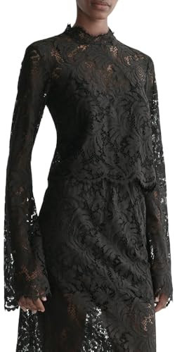 A.L.C. Womens Margot Top, Black, 00 | Amazon (US)