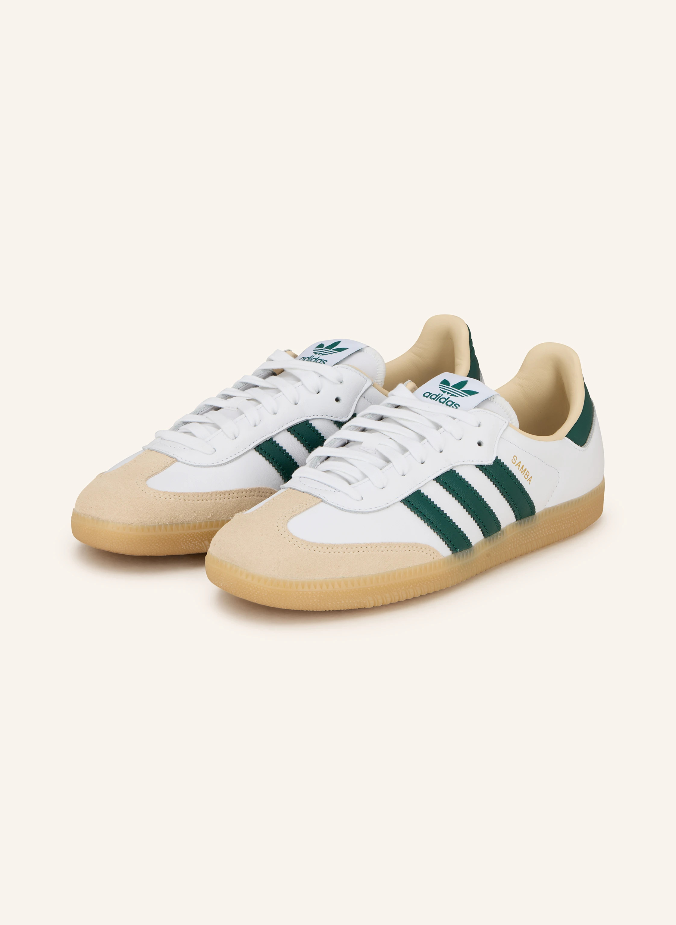 adidas Originals Sneaker SAMBA OG in weiss / petrol | Breuninger (DACH)
