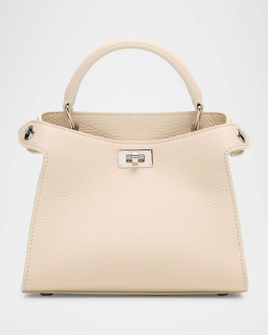 Michino Paris Lutece Nano Grained Leather Top-Handle Bag | Neiman Marcus