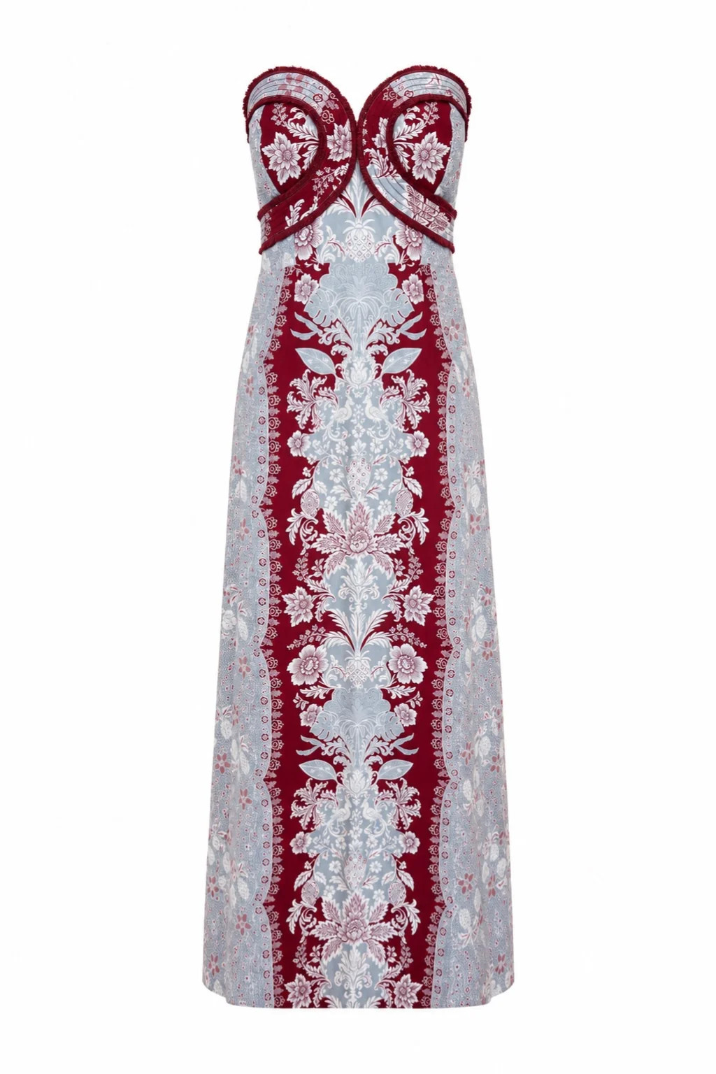 Hayden Frost Floral Strapless Midi Dress | Anna Cate Collection