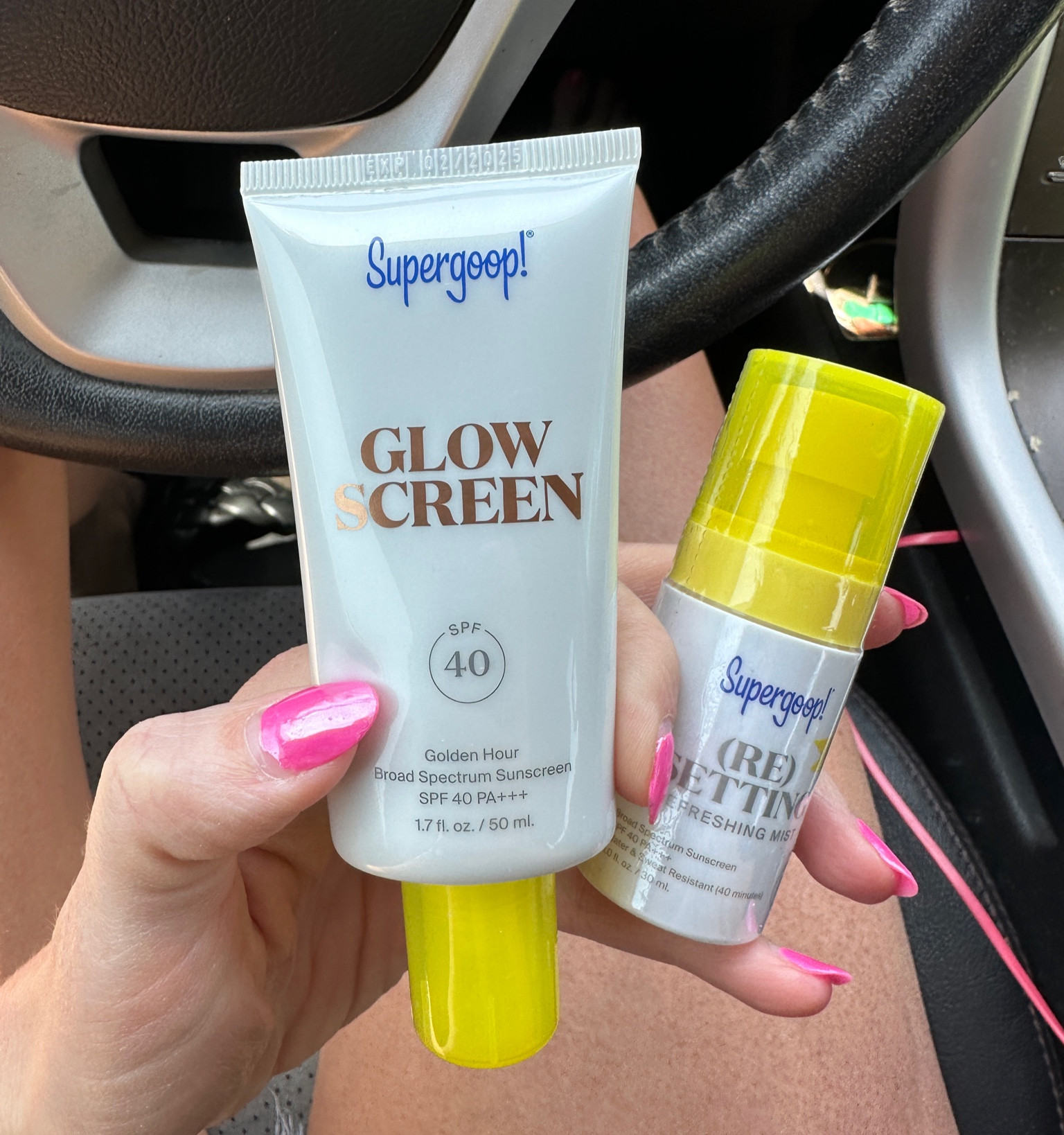 Supergoop sunscreen in golden hour and resetting spray spf 40 

#LTKswim #LTKSeasonal #LTKbeauty