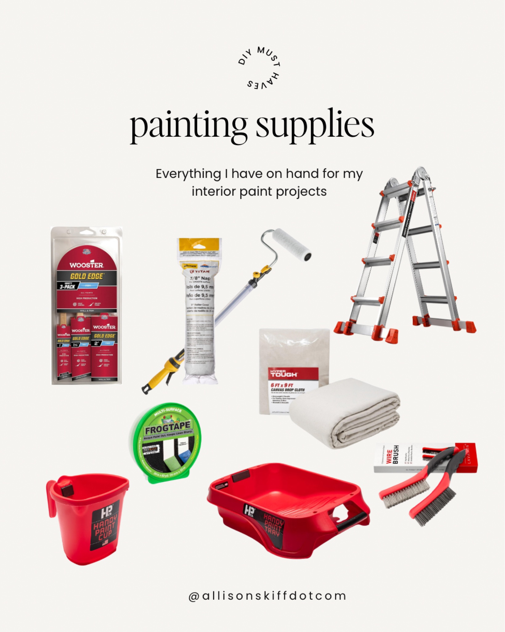 If you’re about to tackle an interior paint project the right supplies can make or break your project. Here’s everything I have on hand before I open the paint can.

#LTKFindsUnder50 #LTKFindsUnder100 #LTKHome