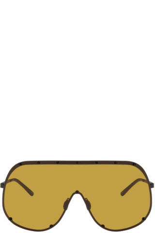 Black Shield Sunglasses | SSENSE