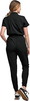 Green Town Scrubs for Women Scrub Jumpsuit - Jogger Pant, 6 Pockets, Easy Care Stretch Fabric Uni... | Amazon (US)