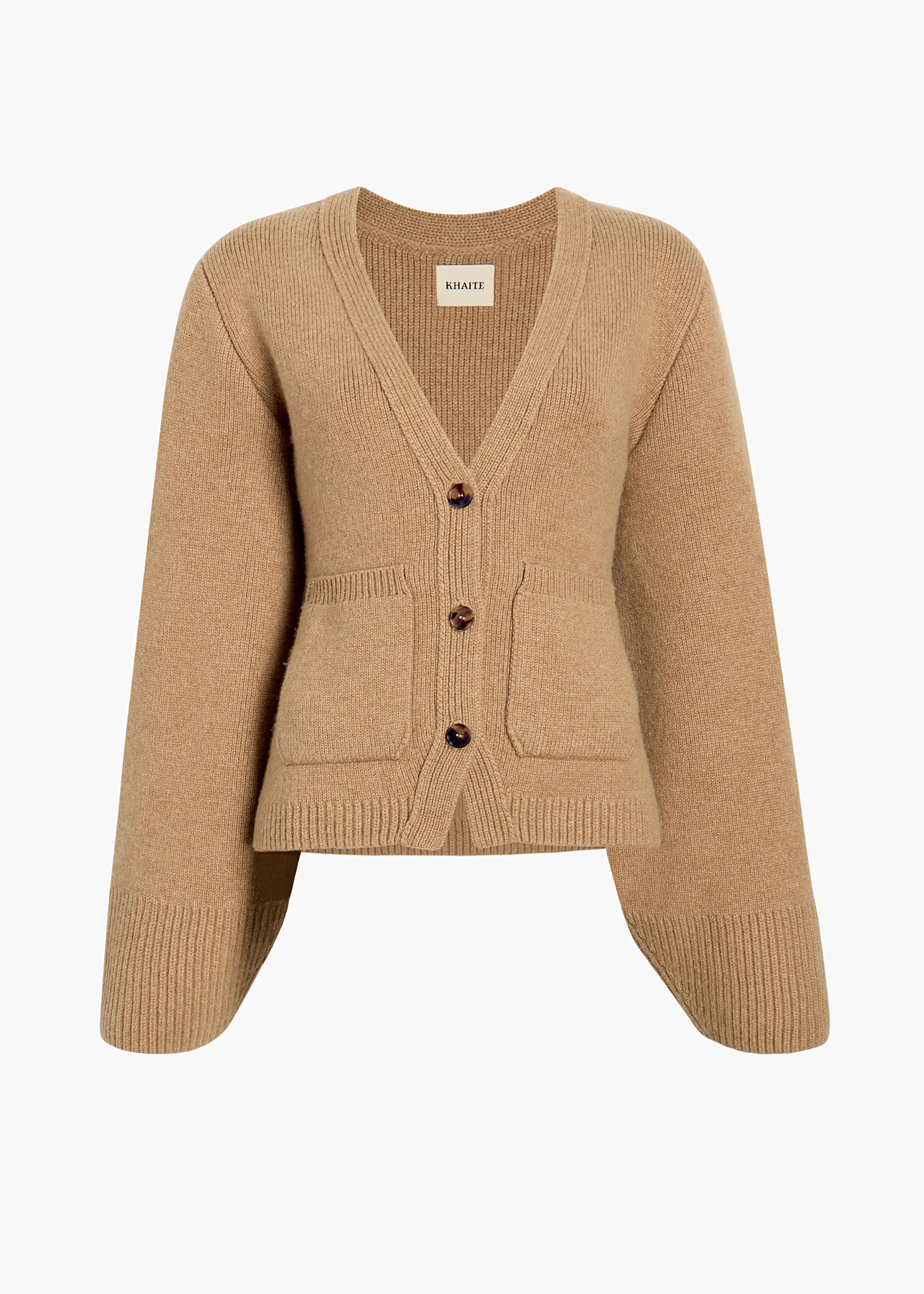 Scarlet Cardigan in Camel | Khaite