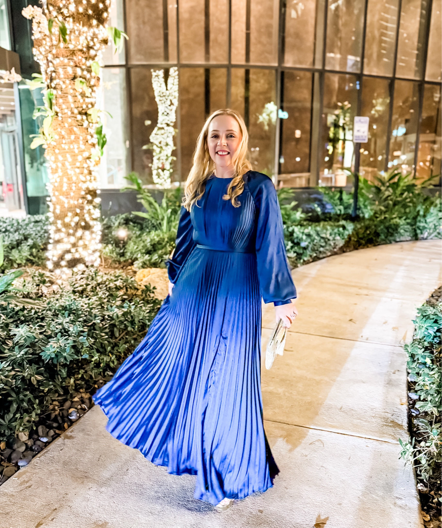 Wedding guest dress! At 5’1 I needed the hem raised, but no adjustments to the waist or sleeves, fits tts! Wearing 4. 
Wedding guest dress. Wedding outfit. Black tie. Formal wear. 

#LTKParties #LTKHoliday #LTKWedding