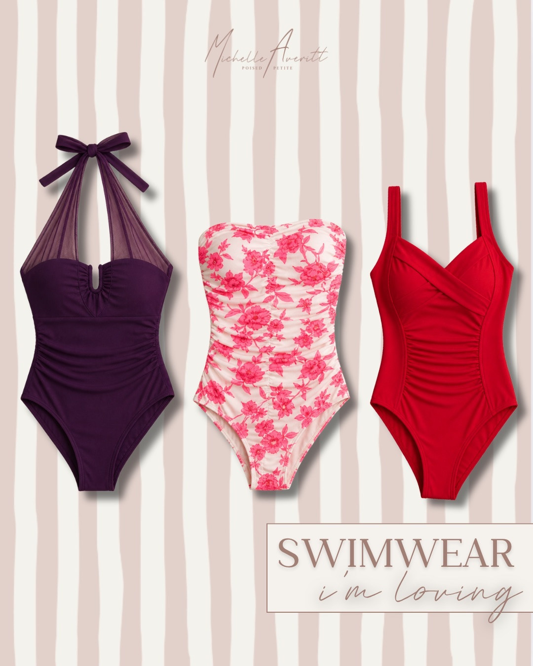 Swimwear can completely set the tone for your summer style. The right suit doesn’t just look good, it makes everything feel a little more pulled together and intentional without trying too hard.

I’ve been rotating between solid color suits and fun printed styles lately. Solids always feel clean and elevated, while prints bring in that playful, statement-making energy for summer. It’s really all about balance, finding cuts and colors that feel modern, effortless, and suited to your shape so you feel just as good as you look.

Swimwear, summer fashion, petite style

#LTKSwim #LTKPetite #LTKOver40