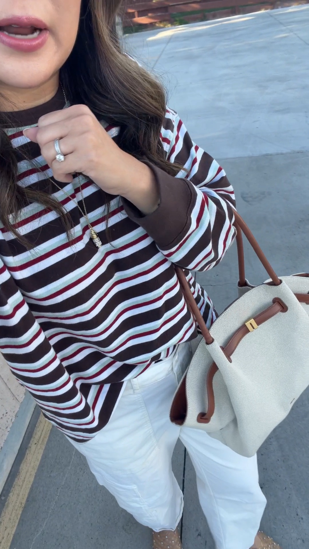Target striped shirt: Medium
Barrel pants: 8