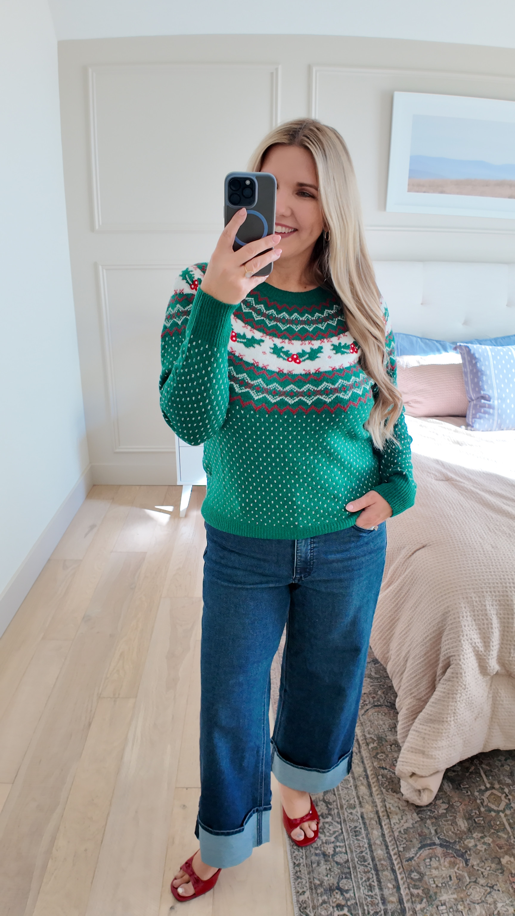 Softest holiday sweater under $20 !!  

 