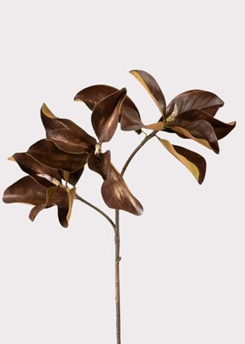 Afloral Warm Aged Fake Magnolia Leaf Branch - 38.5" | Amazon (US)