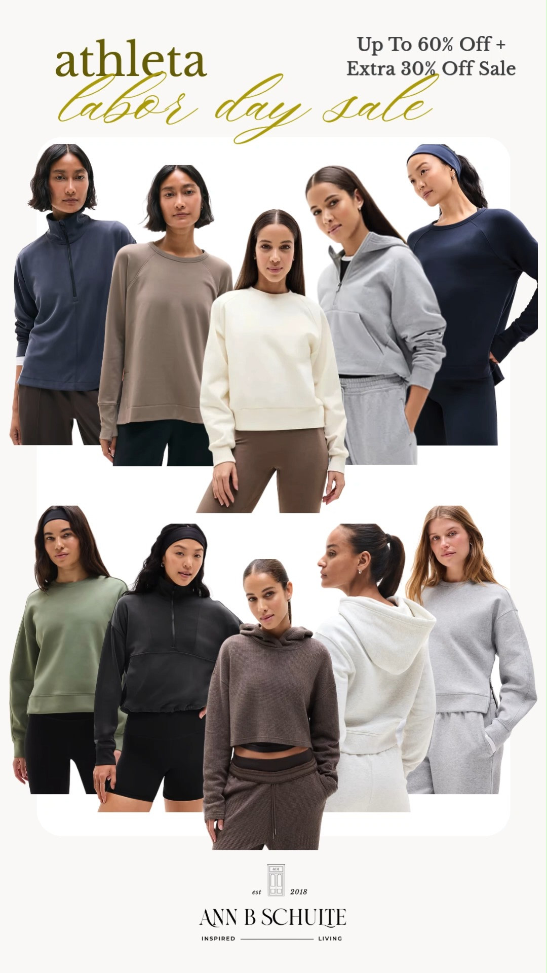 Cozy layers, polished staples, and comfy essentials make fall dressing feel effortless. Athleta’s sweater lineup is perfect for building a versatile fall wardrobe with an elevated sporty feel. 🍂🤎✨

#Athleta #AthletaSale #LaborDaySale #FallSweaters #FallFashion #FallStyle #WomensSweaters #AthleisureStyle #CasualFallStyle #FallWardrobe 

 #LTKootd #LTKActive #LTKSaleAlert