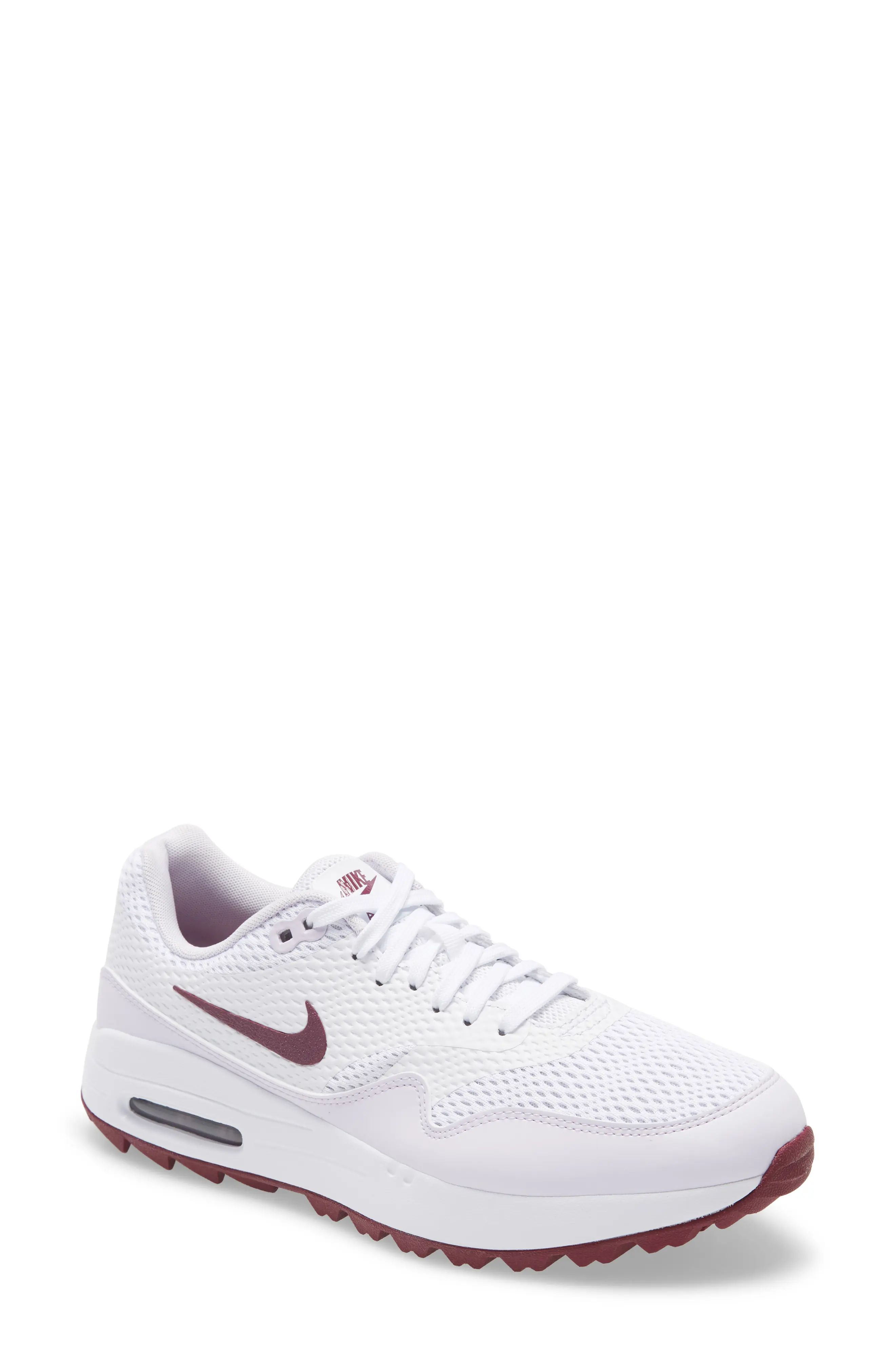 Women's Nike Air Max 1 G Golf Shoe, Size 5 M - White | Nordstrom