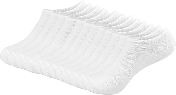 4/8/12 Pairs Men and Women No Show Socks, Low Cut Short Socks, Breathable Soft Casual Socks, Wome... | Amazon (US)
