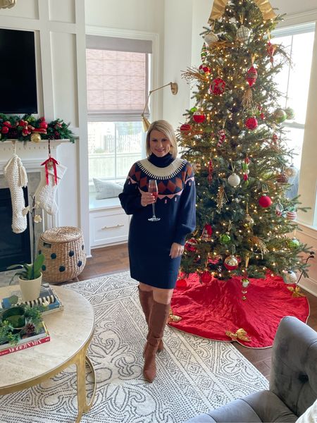 Let Thanksgiving break begin!! #Ad @walmartfashion Wearing this today, and 100% plan on wearing it again on Thanksgiving, best sweater dress ever! #walmartfashion For sizing information I am wearing it in a small and it runs tts! 

#LTKunder50 #LTKHoliday #LTKSeasonal