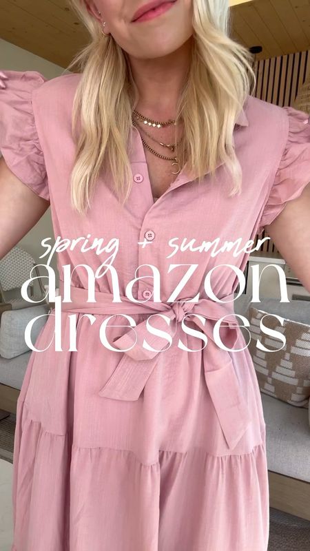 Amazon spring and summer dresses! Light enough that they aren’t hot and most have pockets! Full try on haul in stories too 🙌

#LTKFindsUnder100 #LTKSaleAlert #LTKFindsUnder50