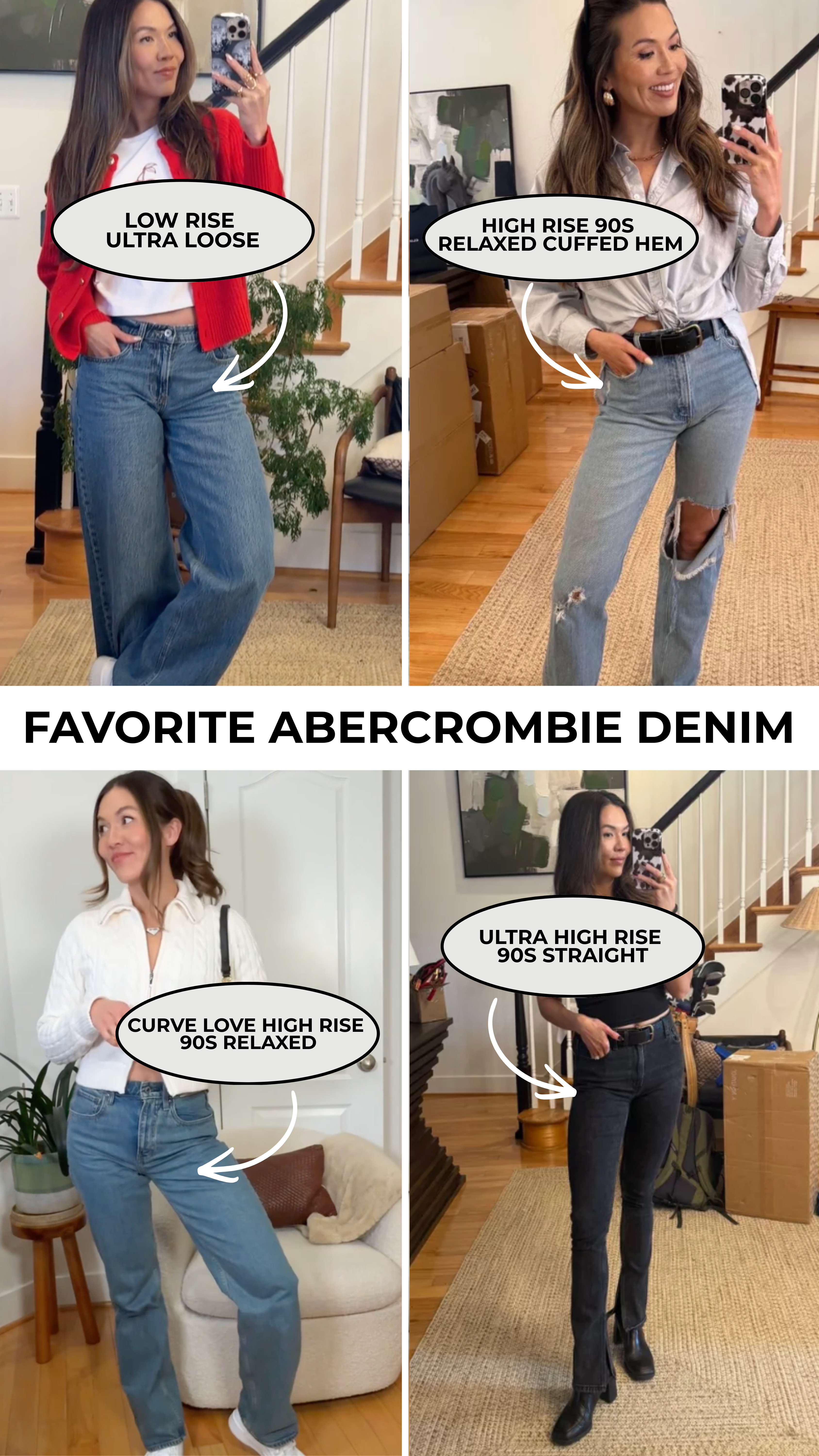 25% OFF ABERCROMBIE SITEWIDE THROUGH THE LTK APP!

These are 4 of my favorite Abercrombie jeans that I wear on rotation. Each come in so many different shades/washes! Get them before the sale ends Sunday! 

 #LTKSpringSale #LTKootd #LTKU